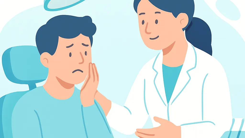 歯医者が怖い・苦手を乗り越えるの解説イラスト