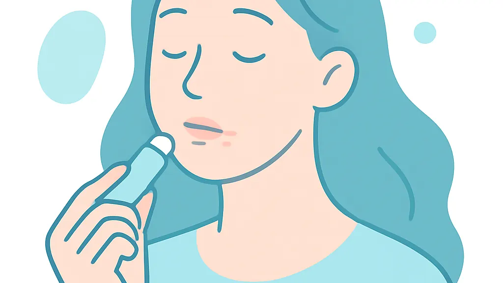 口角炎（口の端が切れる）が治らないのイメージイラスト