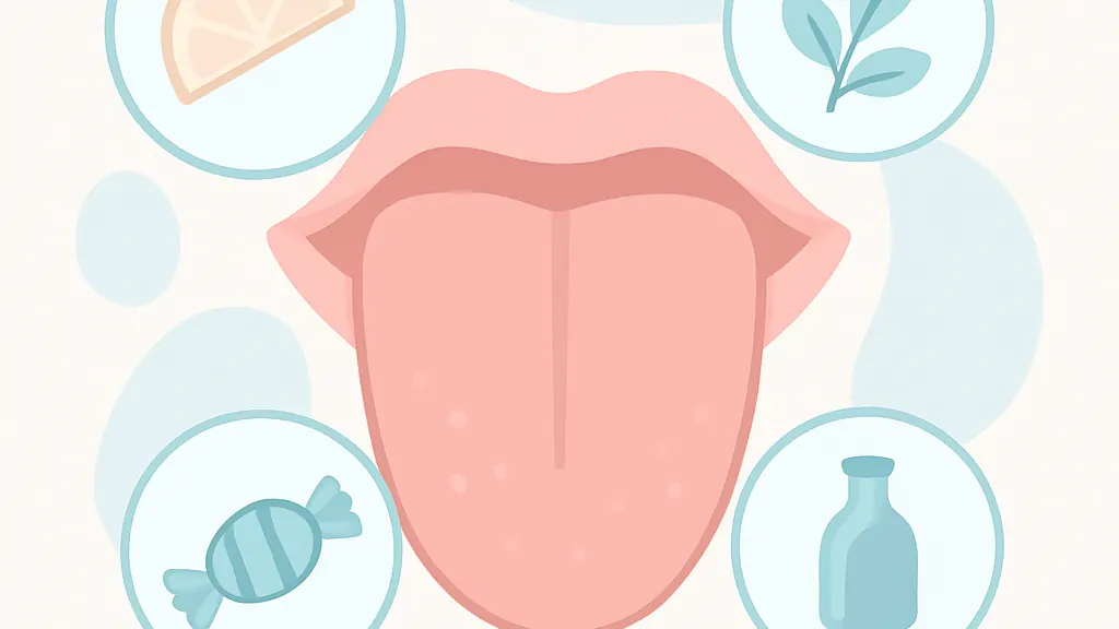味覚がおかしい・味がしない原因のイメージイラスト